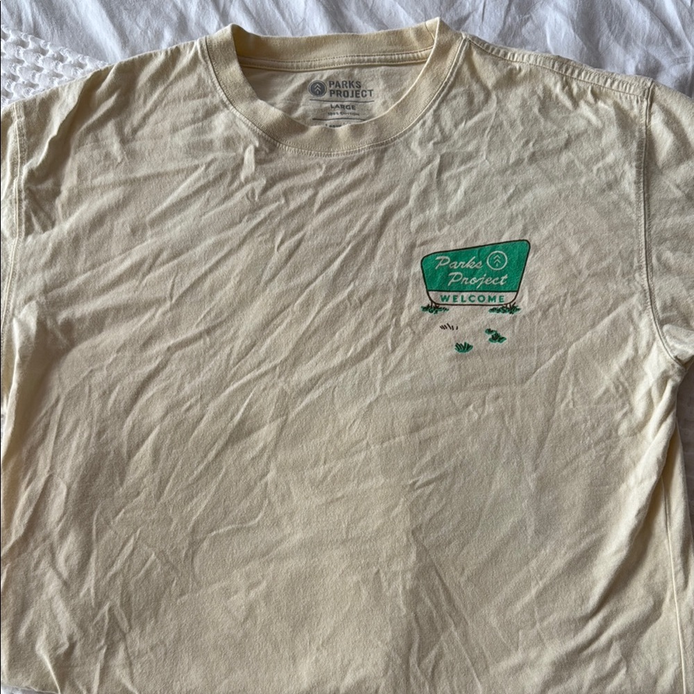Parks Project Cream T-Shirt for Men